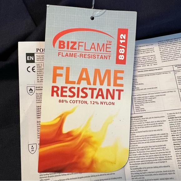 Portwest UFR88, Bizflame 88/12 Flame Resistant Coveralls, XL - Picture 7 of 16